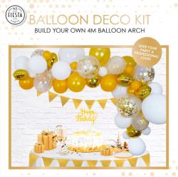 Gold balloon garland sets with balloons