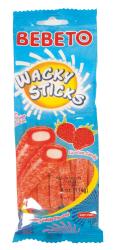 Bebeto - Wacky Sticks (jordbr og vanilie) 75g