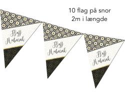 Hajj Mubarak flags - 10 flags 2m length