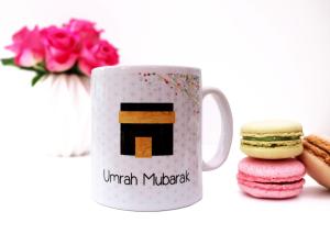 Mug - Umrah Mubarak - coloured dots
