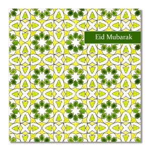 Postkort - Eid Mubarak - Topkapi Green