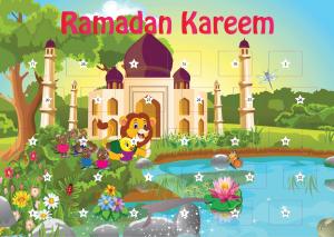 Ramadan kalender med bog